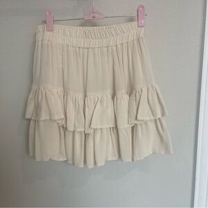 Koton Women Ruffle tiered Mini Skirt - Size UK 6 approximately US 2